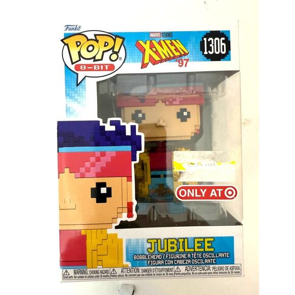 Funko Pop 8-Bit Jubilee #1306 X-Men '97 Target Exclusive Vinyl Figure Marvel New - Picture 1 of 4